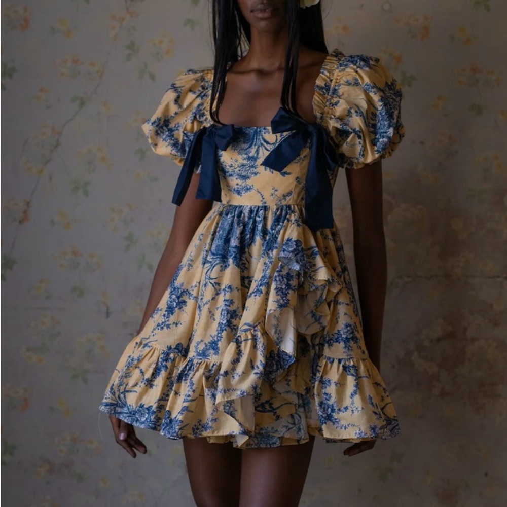 Selkie “The Musée Buttercream Dress” - Picture 7 of 7